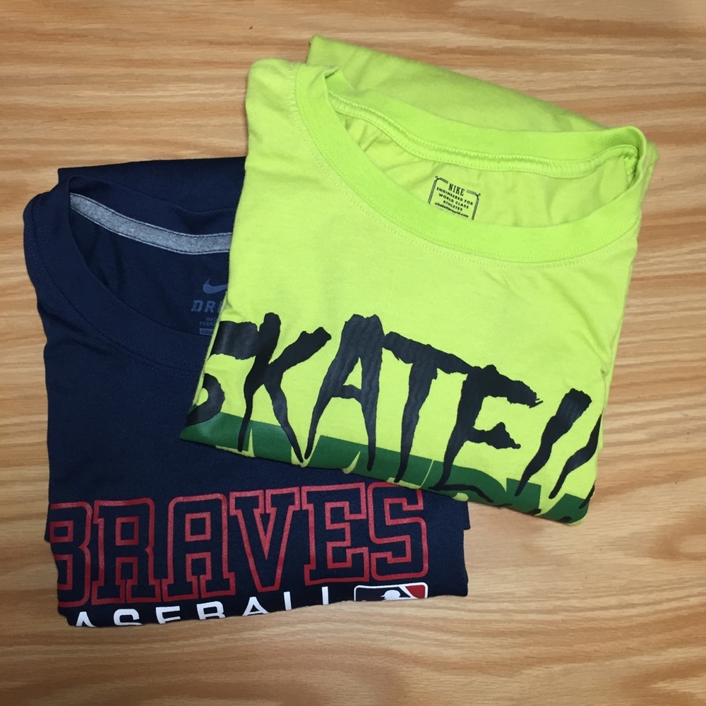 Nike graphic T-shirt Skate Braves Baseball ⚾️